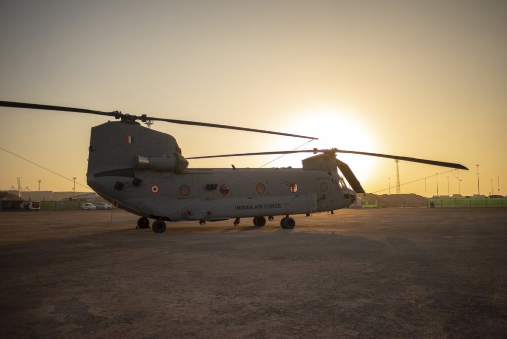Indian Air Force inducts 4 combat-ready Chinook helicopters