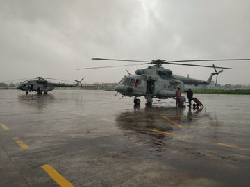 Indian Air Force helicopter deployed to rescue 35 stranded in Thane