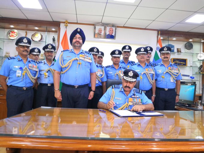 Air Chief Marshal Bhadauria takes charge as new IAF chief