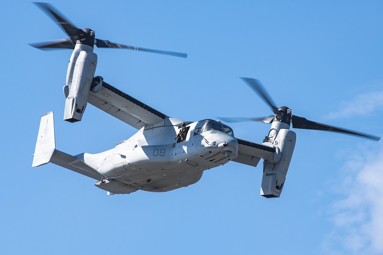 Bell Boeing V-22 Osprey fleet surpasses 500,000 flight hours