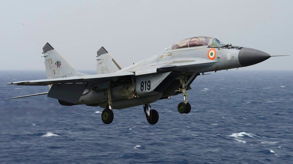 Navy MIG trainer crashes in Goa village, both pilots safe