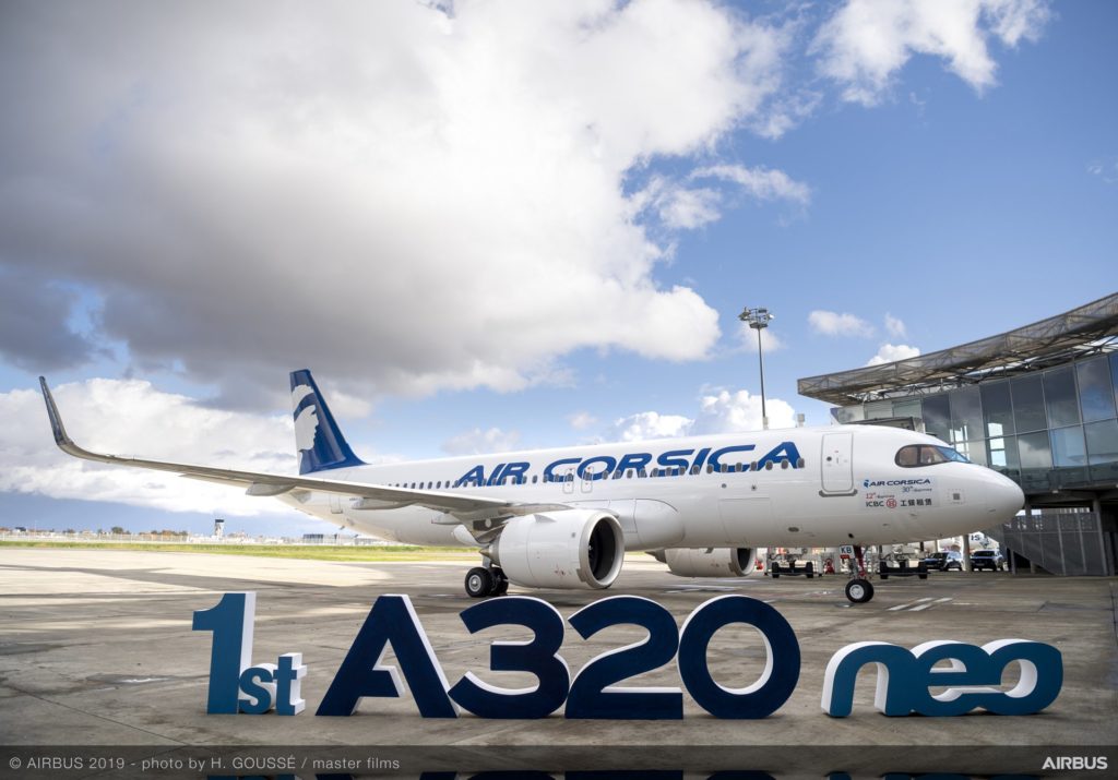 Air Corsica takes delivery of its first Airbus A320neo