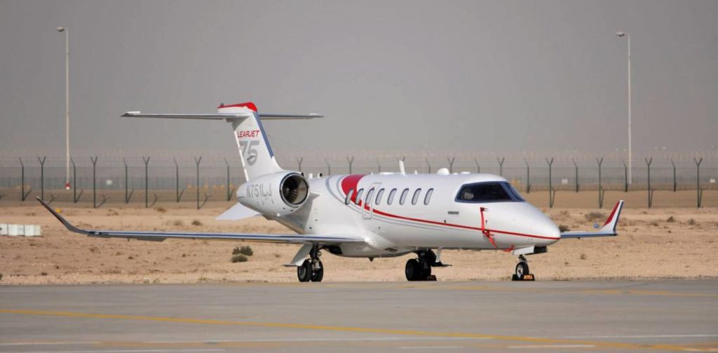 Bombardier delivers fully equipped learjet 75 aircraft to Holand Automotive Group