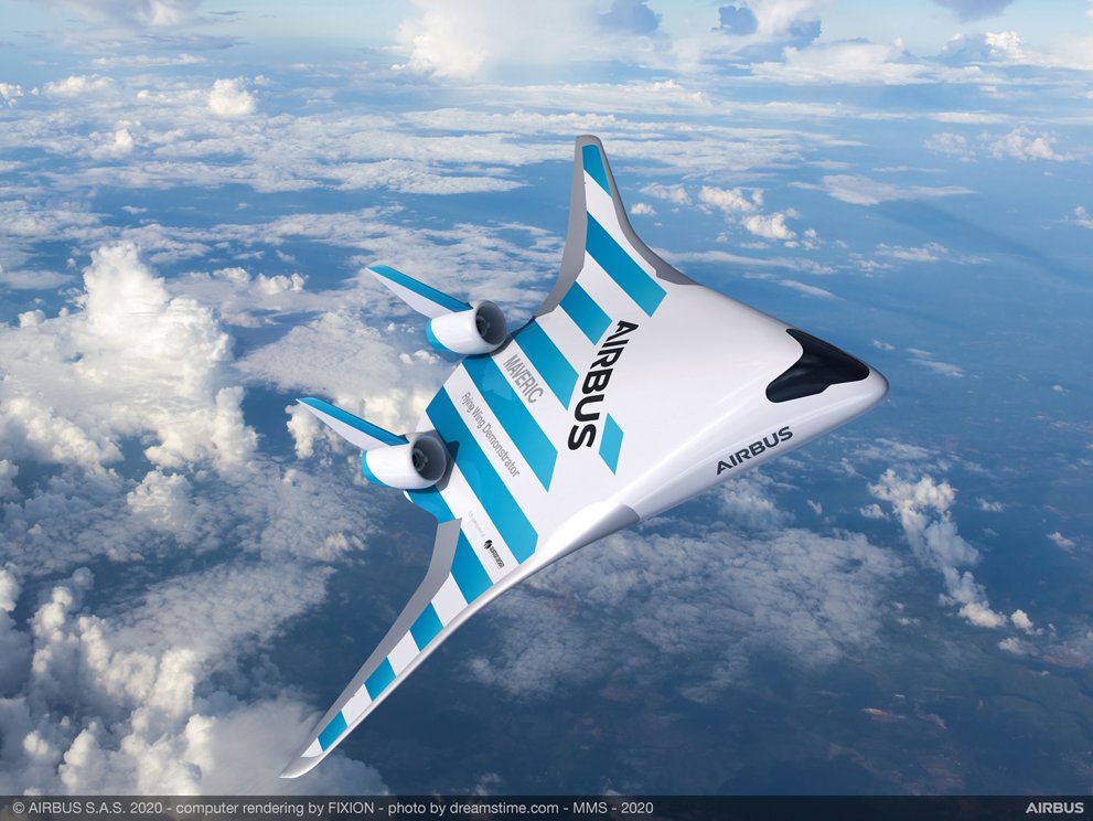 Airbus reveals its blended wing aircraft demonstrator