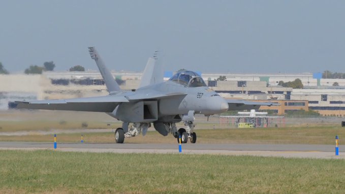 Boeing delivers the first F/A-18 service life modification Jet to U.S. Navy