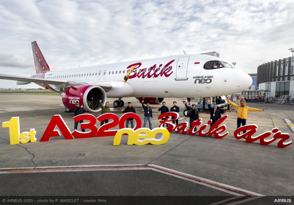 Batik Air receives its first A320neo