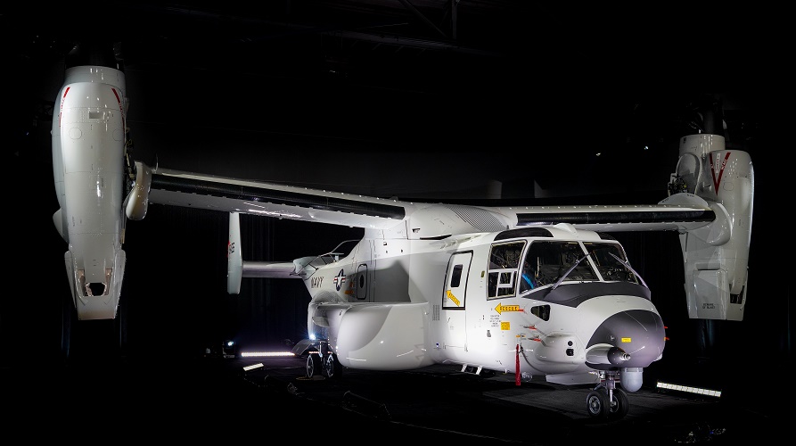 Bell Boeing delivers first V-22 for U.S. Navy’s aircraft carriers