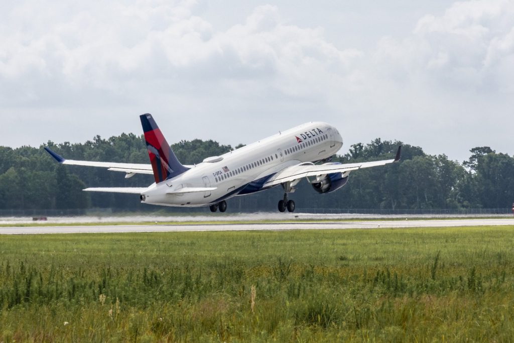 Airbus delivers its first U.S.-assembled A220 from Mobile, Alabama