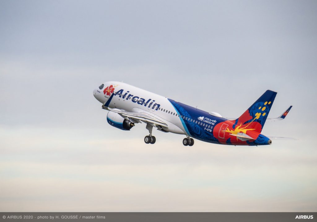 Aircalin receives its first A320neo from Airbus