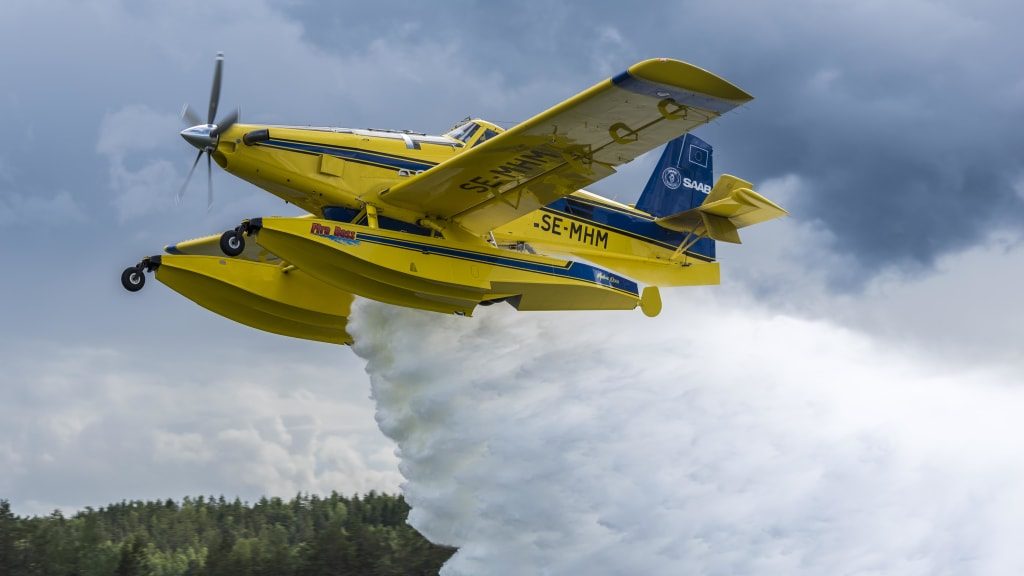 Saab bags order for two further firefighting aircraft