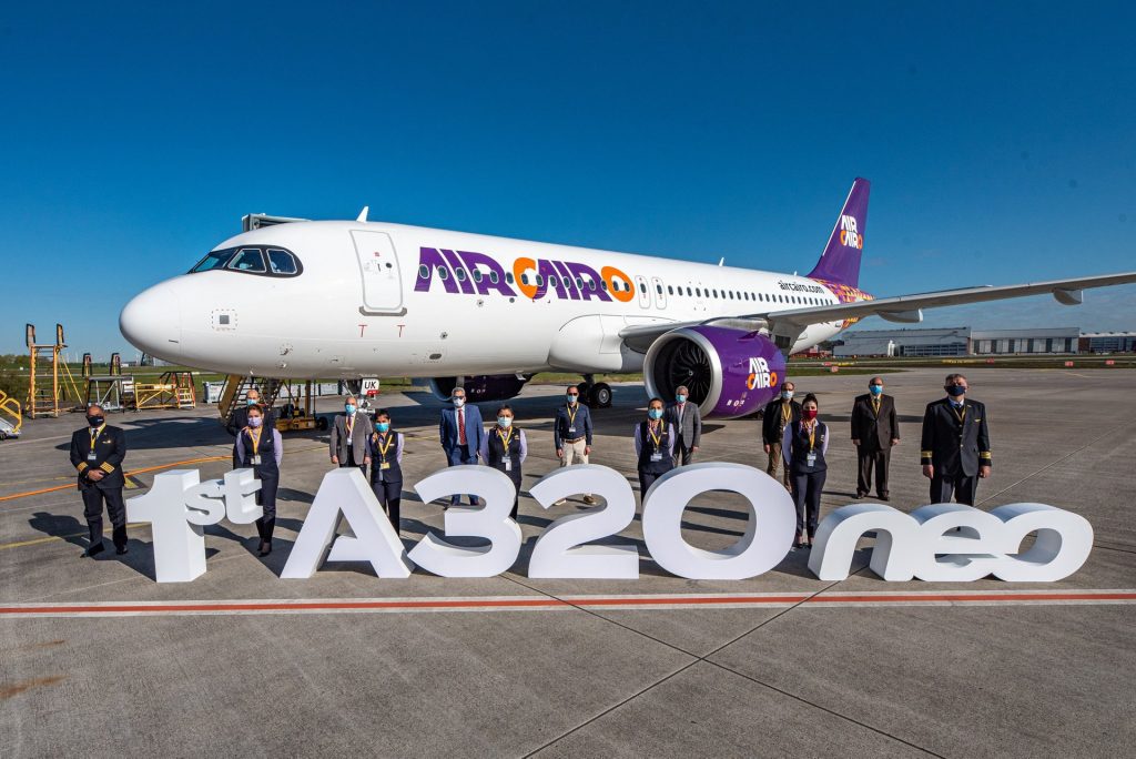 Air Cairo receives its first Airbus A320neo