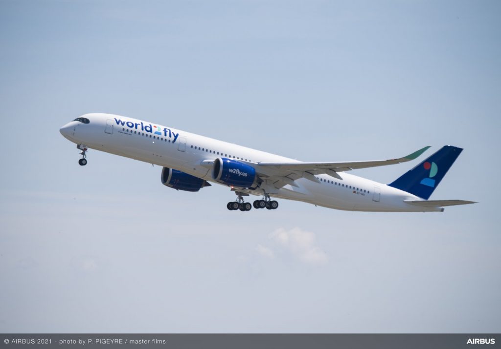 First A350 delivery to new airline world2fly