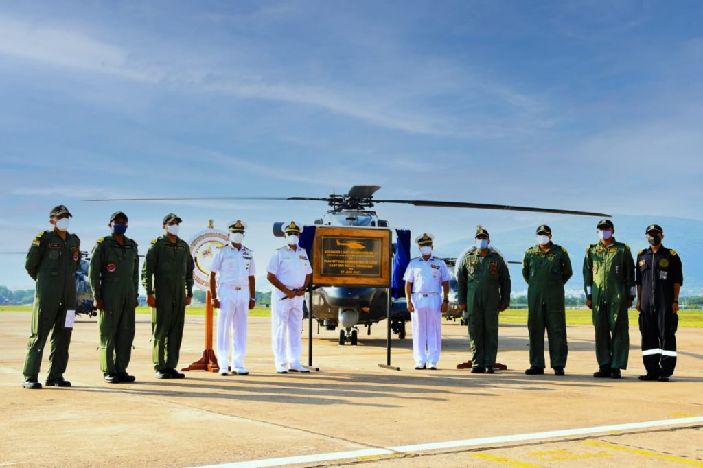 Indian Navy Inducts 3 Indigenously-Built Advanced Light Helicopters at INS Dega