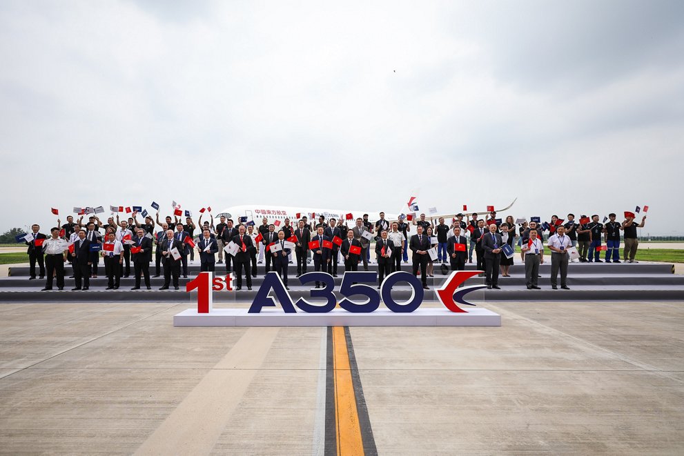Airbus delivers first A350 to China Eastern Airlines