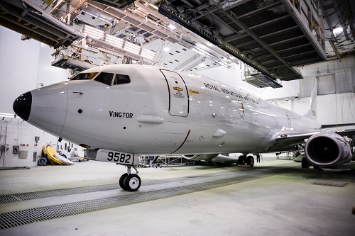 Norway’s First P-8A Poseidon Rolls Out of the Paint Shop