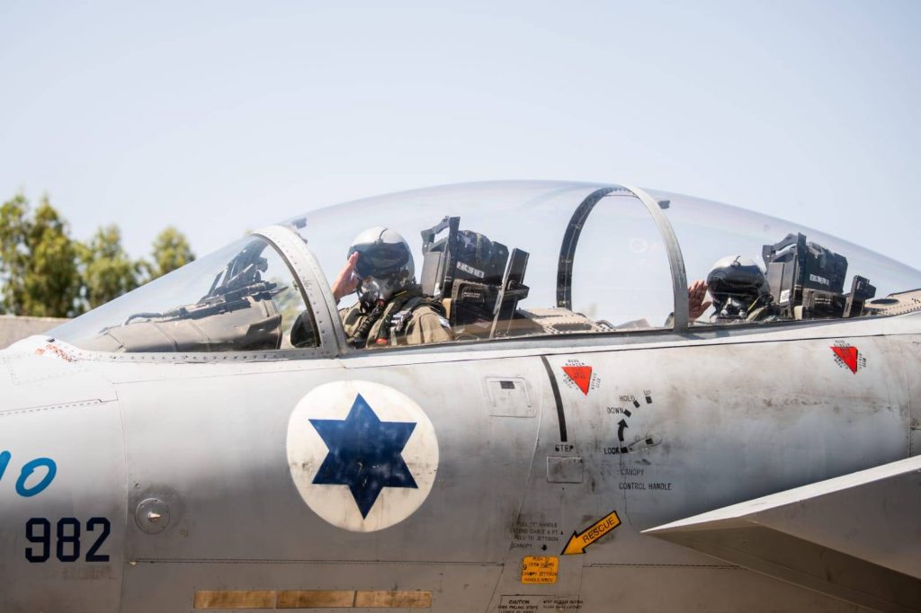 IAF Chief flies sortie in F-15 fighter jet in Israel