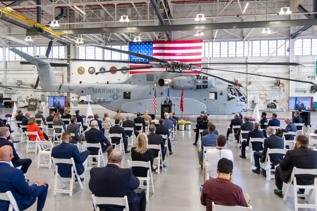 First Connecticut-Built Sikorsky CH-53K Helicopter In Hands Of U.S. Marine Corps