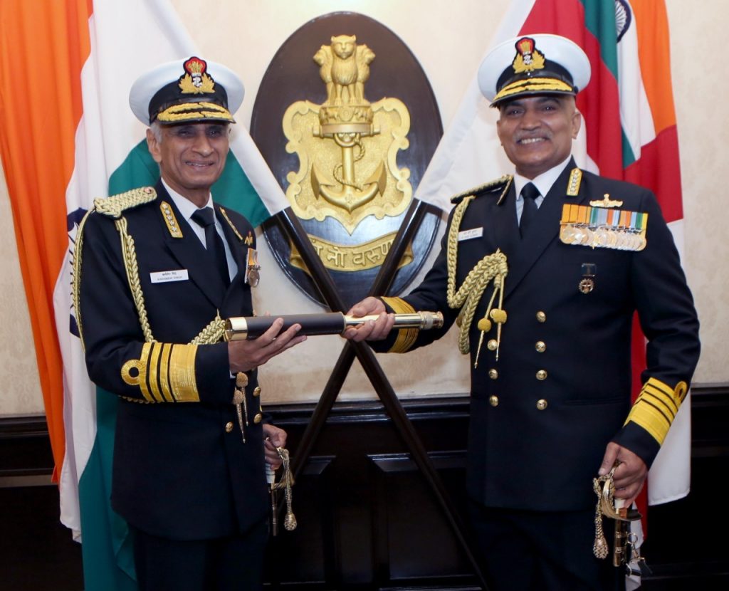 Admiral Hari Kumar takes charge as new Indian Navy chief