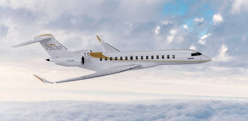 NetJets Accepts First Global 7500 Business Jet as Bombardier Delivers 1,000th Global Aircraft