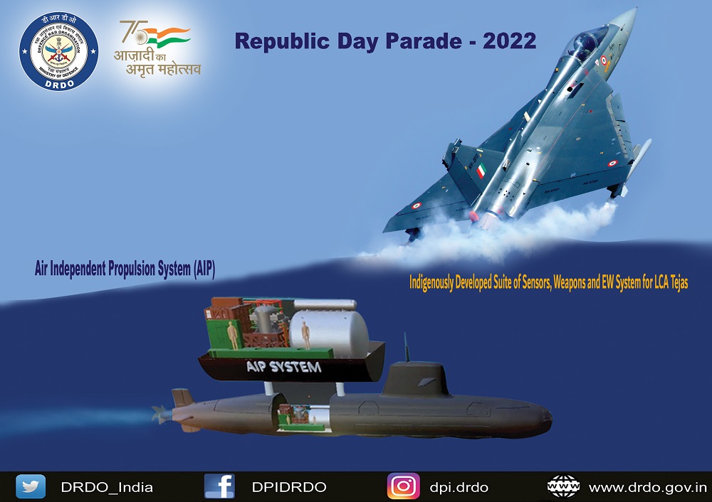 DRDO to display two tableaux during Republic Day parade 2022