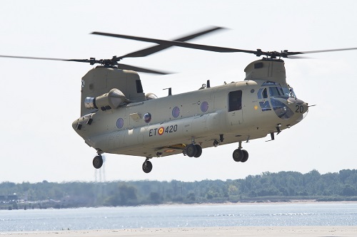 First upgraded Chinook helicopter delivered to Spain