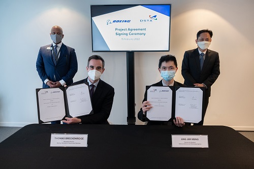 Boeing and Singapore Sign Data Sharing Agreement