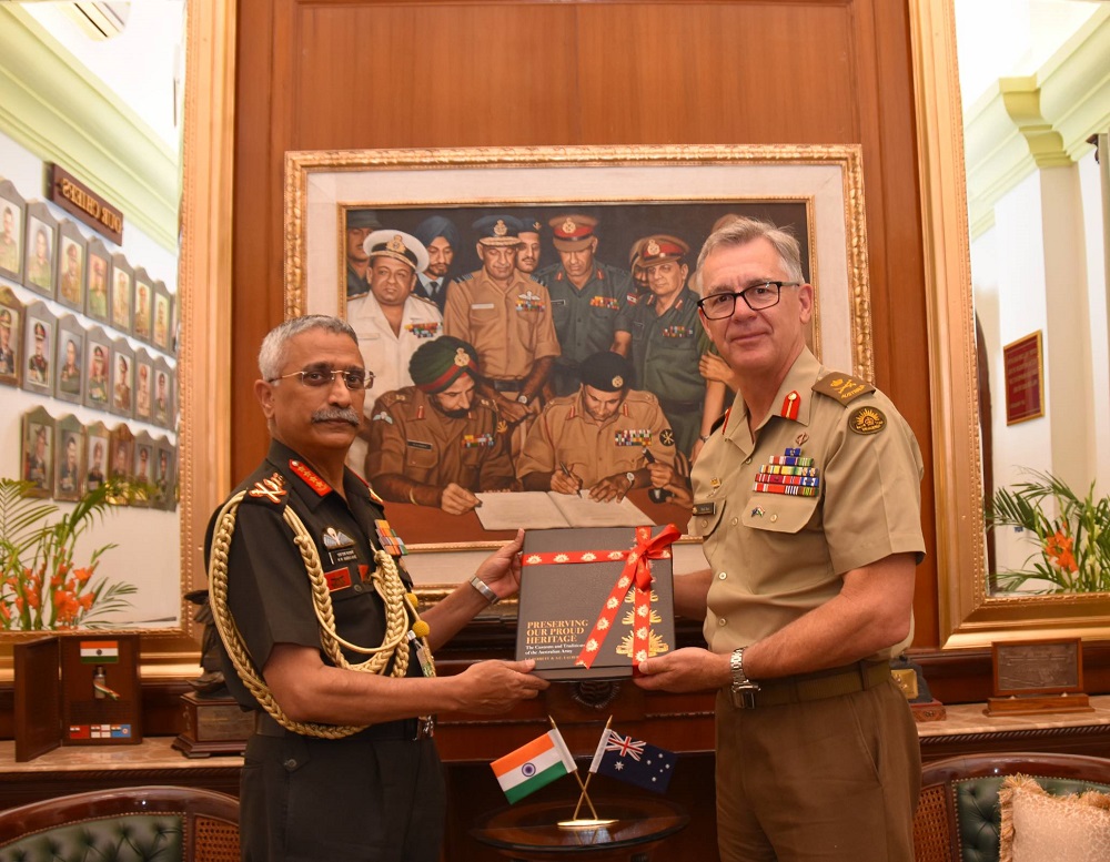 Gen Naravane holds talks with Australian counterpart