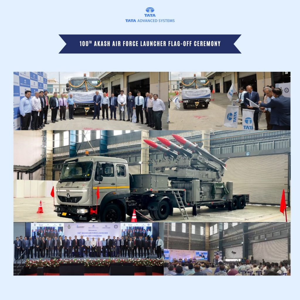 TAS, L&T to deliver 100th missile launcher for IAF’s Akash project