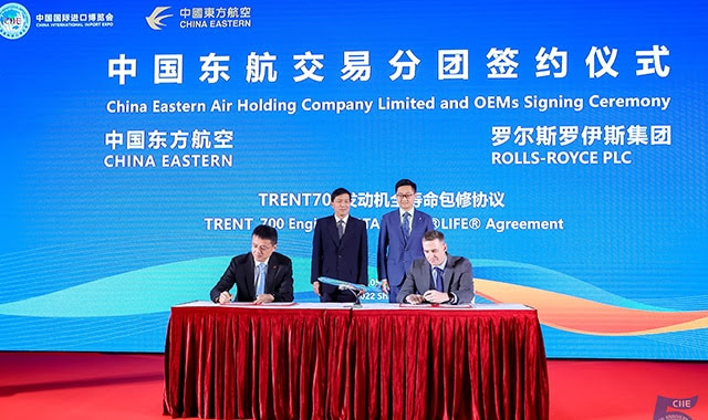 Rolls-Royce, China Eastern sign TotalCare agreement for Trent 700 engines