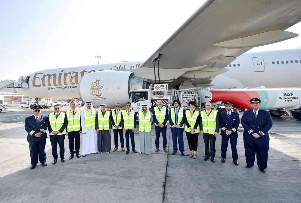 Emirates operates first flight powered by 100% Sustainable Aviation Fuel