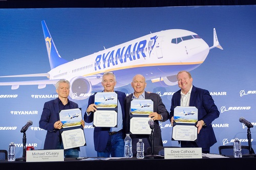 Ryanair to buy 300 737 Max jets from Boeing
